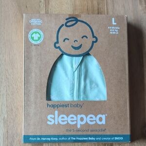 Happiest Baby Sleepea Swaddle - L, Large, Teal Stars
